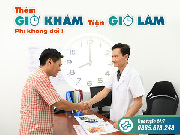 Phòng khám sùi mào gà ngoài giờ chất lượng tại TPHCM